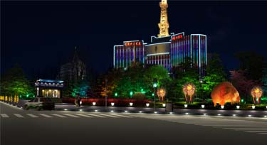 LED數(shù)碼管廠家教你如何打造“山水洲城”的特色夜景。